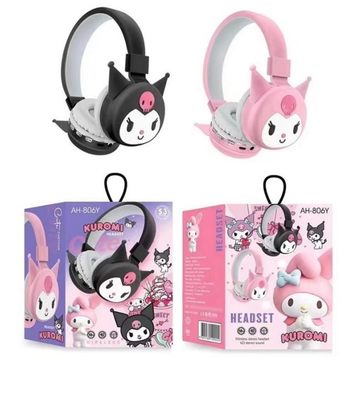 AURICULAR KUROMI-MELO  2C USB GDE AH-806Y