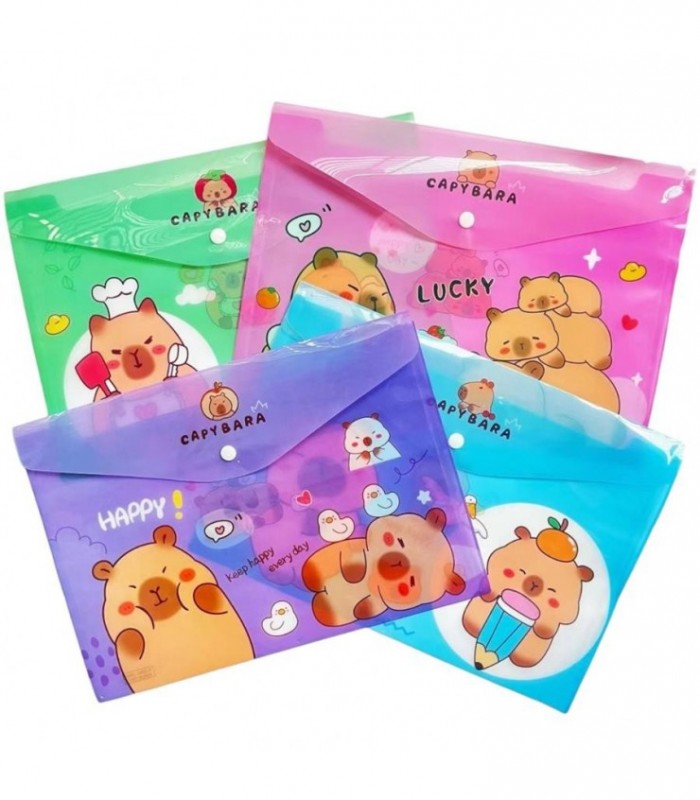 PORTA DOCUMENTO PLAST.CAPYBARA 4C 139650