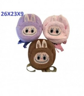 MOCHILA LABUBU 3C 26X23X9CM PELO 140882