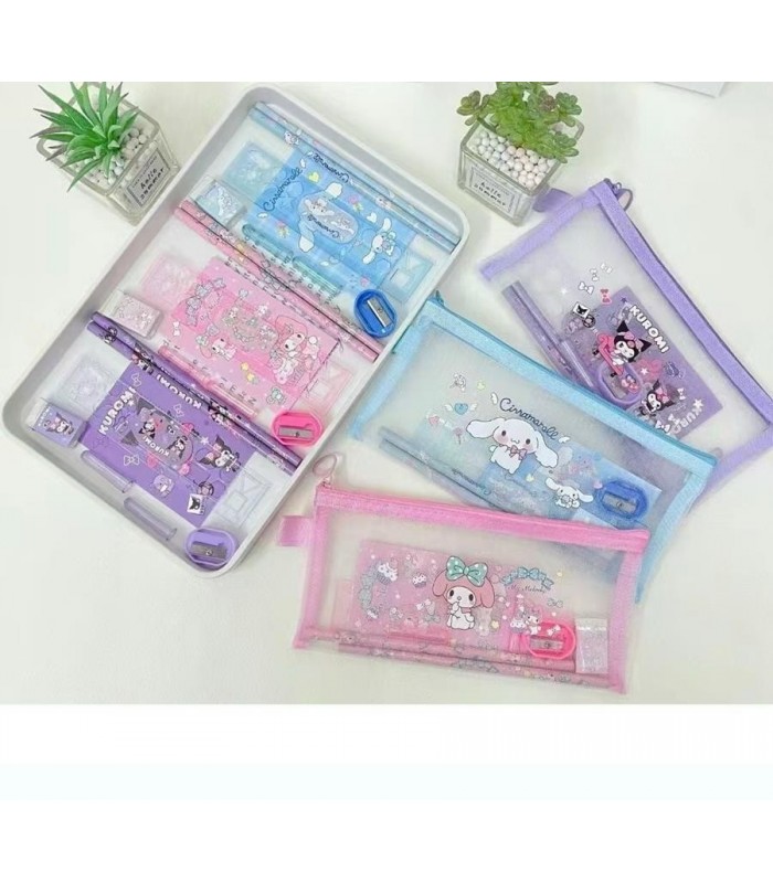 KIT.ESCOLAR KUROMI C-CARTUCHERA 6PCS 3C 400023