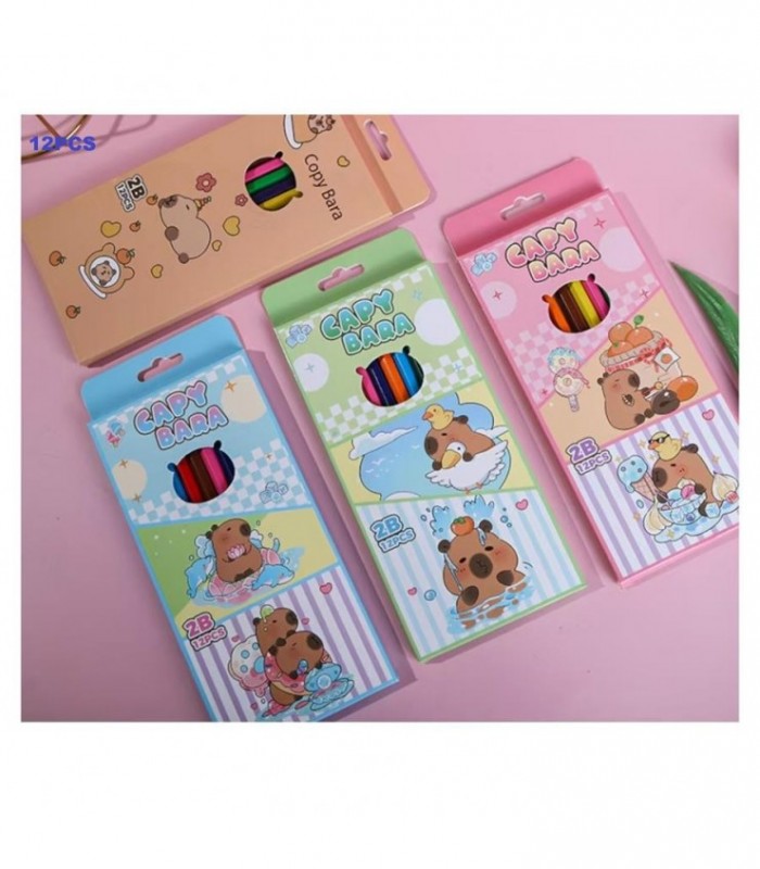 LAPIZ DE 12 COLORES CAPYBARA 3720