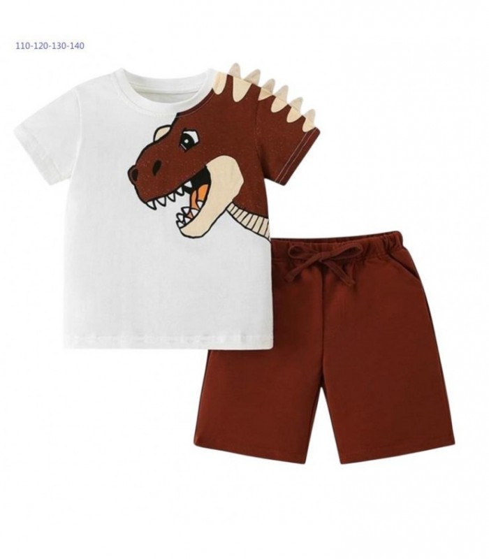 CONJ.2PCS NENE SHORT-REMERA DINO 142723