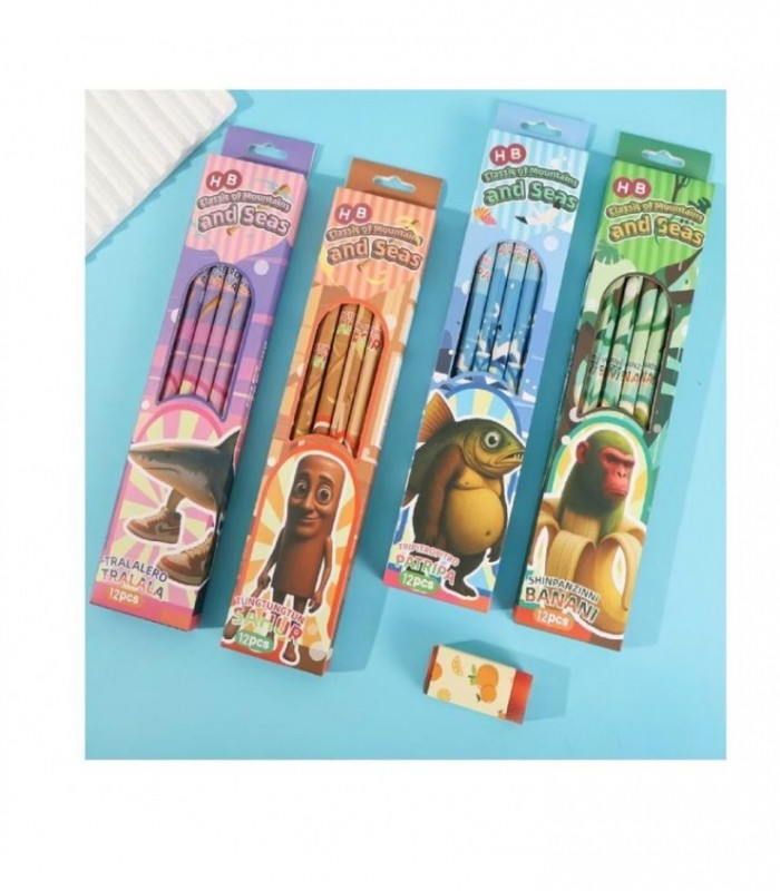 LAPIZ DE PAPEL 12PCS 3737 TRALALERO 37377