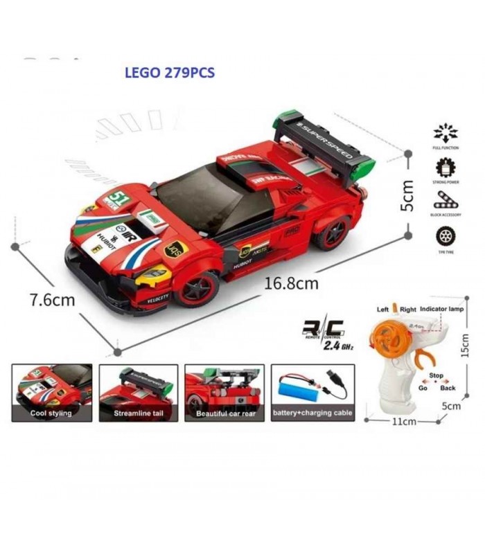 LEGO AUTO C-CONTROL 279PCS 16.8X7.6X5CM 70051