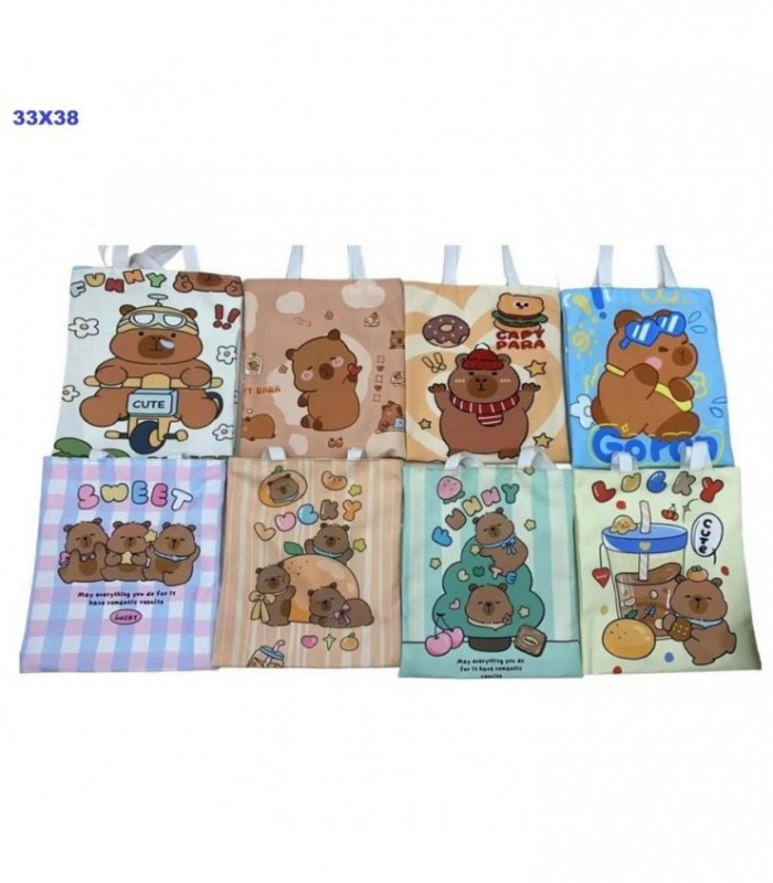 BOLSA CAPYBARA 33X38CM 8C 142303