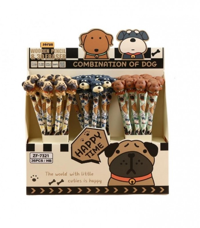 LAPIZ DE PAPEL 1PC PERRITO ZF7321