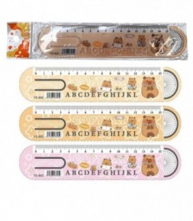 REGLA 15CM CAPYBARA 3C YS-905