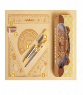 COMPAZ KIT.LATA CAPYBARA 7PCS KBX-3114A