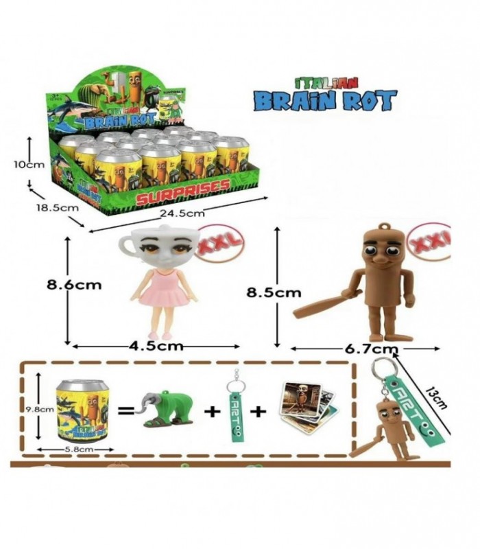 GARRAFA SORPRESA TRALALERO BRAINROT 1033602