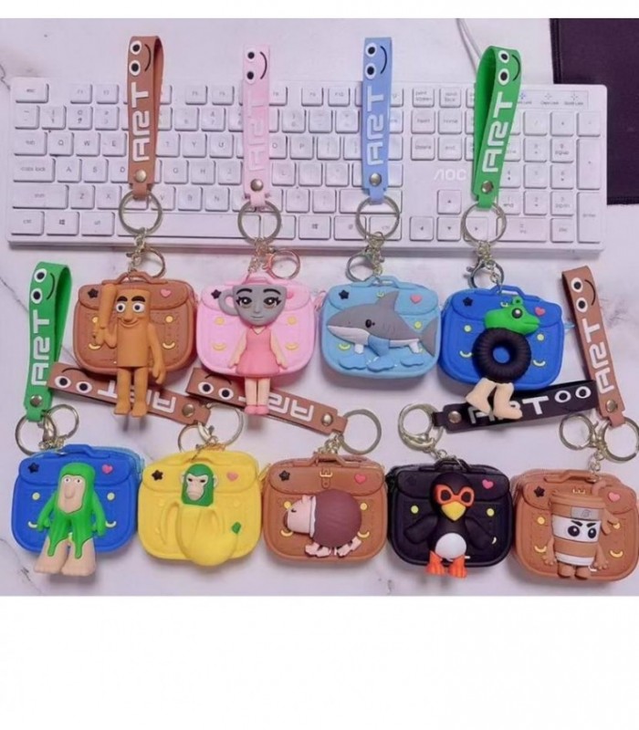 MONEDERO GOMA TRALALA BRAINROT 8MOD 143879