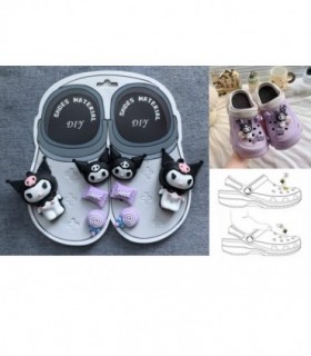 ACCESORIOS P-CROCK 8PCS KUROMI PINERS 143826