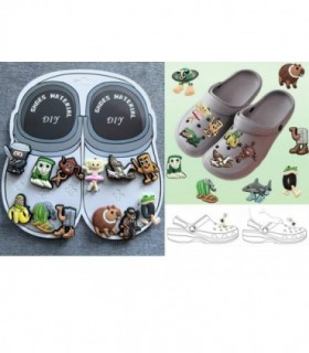 ACCESORIOS P-CROCK 12PCS TRALALA BRAINROT 143824