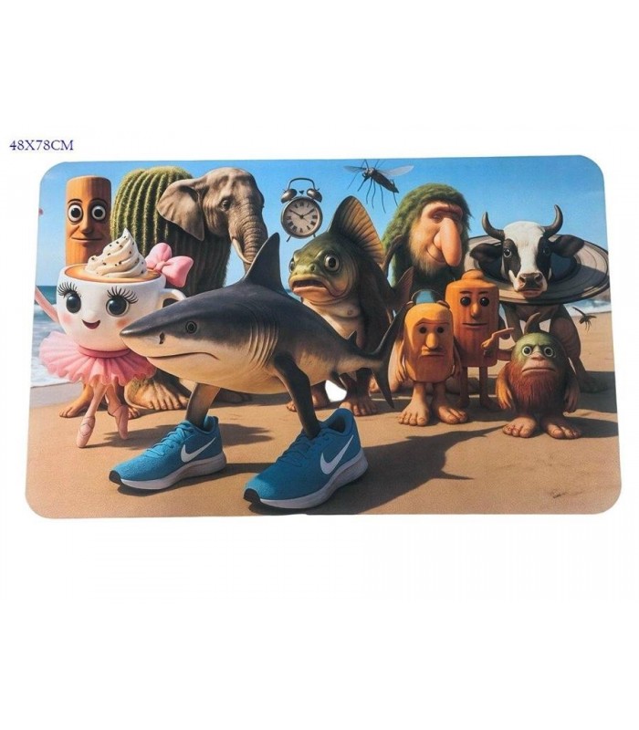 TAPETE 48X78CM TRALALA BRAINROT 143822