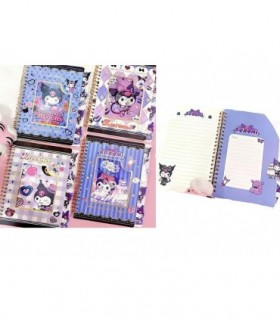 CUADERNO C-ESPIRAL KUROMI 4C XQ-520-5