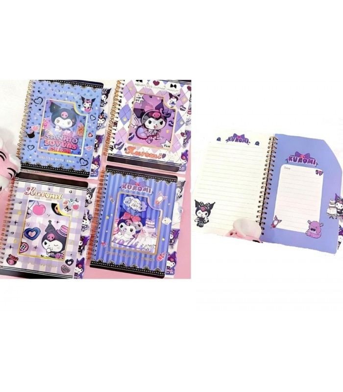 CUADERNO C-ESPIRAL KUROMI 4C XQ-520-5