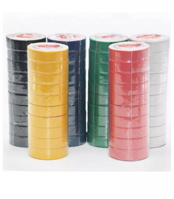 CINTA AISLADORA 10PCS COLORIDO  GUMMED 97970