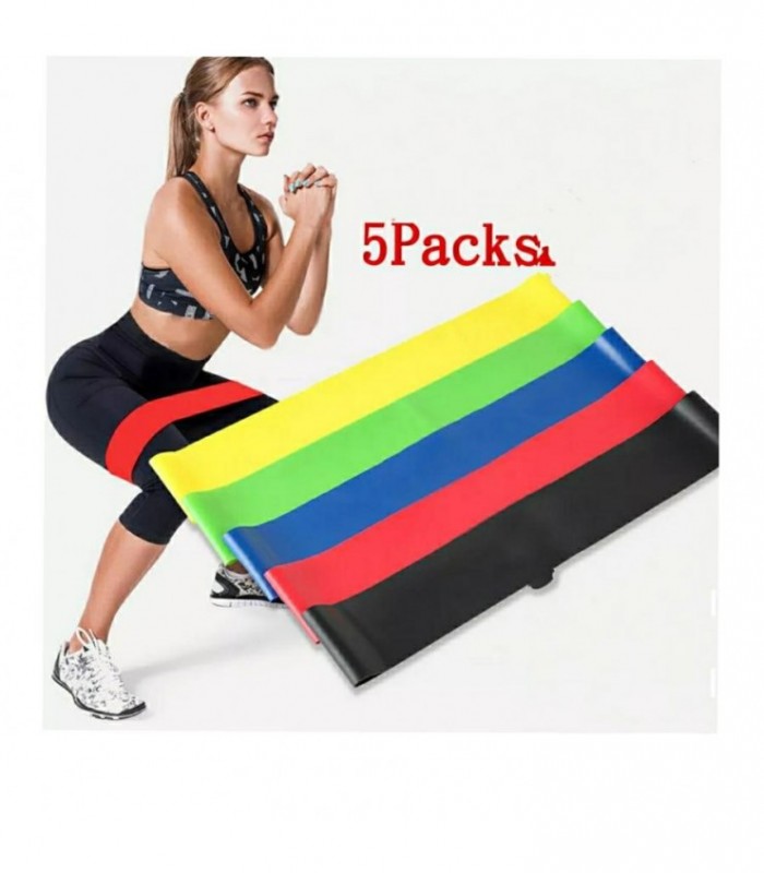 CINTA P-EJERCICIO 5PCS GOMA EXERCISE 121662