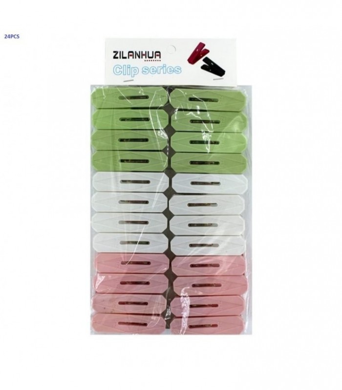 PINSA P-ROPA PLAST.24PCS ZILANHUA 9018-24
