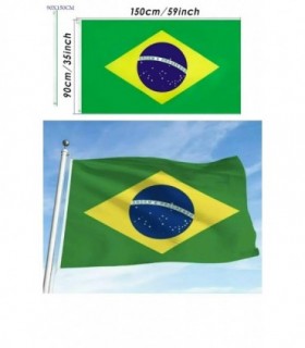 BANDERA BRASIL 90X150CM 129959