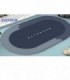 TAPETE OVAL BATHROOM 38X58CM 134190