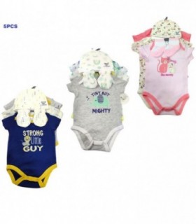 BODY MG CORTA NENE 5PCS C-GORRA-GUANTE 137559