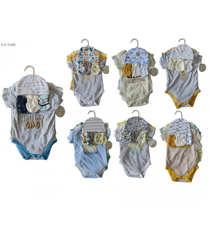 BODY MG CORTA NENE 7PCS C-GORRA-GUANTE 137565