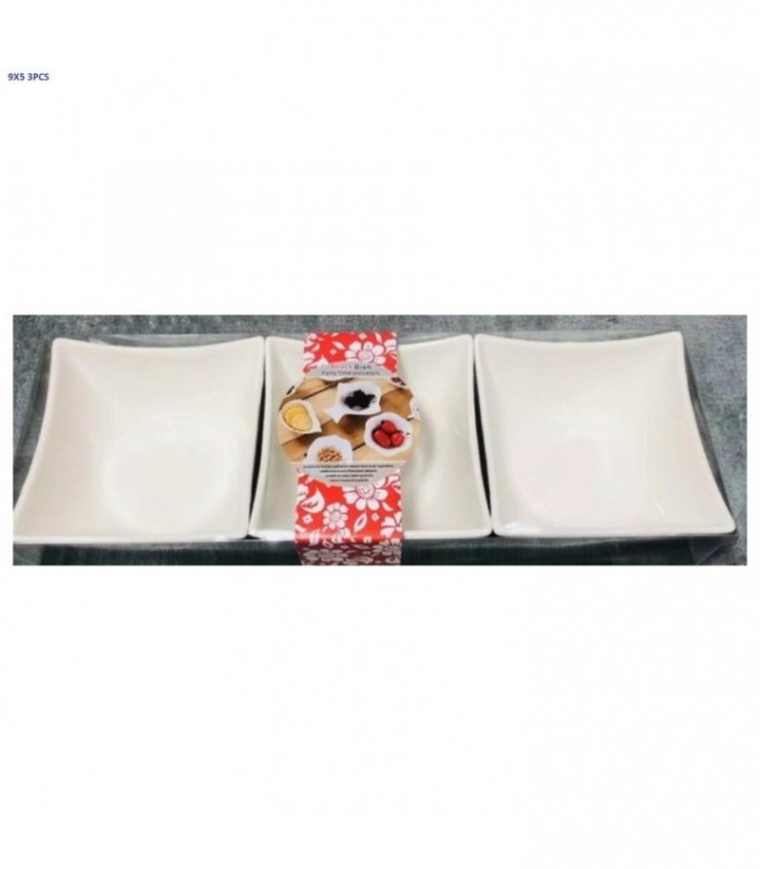 PORTA PETISCO PORCELANA 9X5CM 3X1 137717