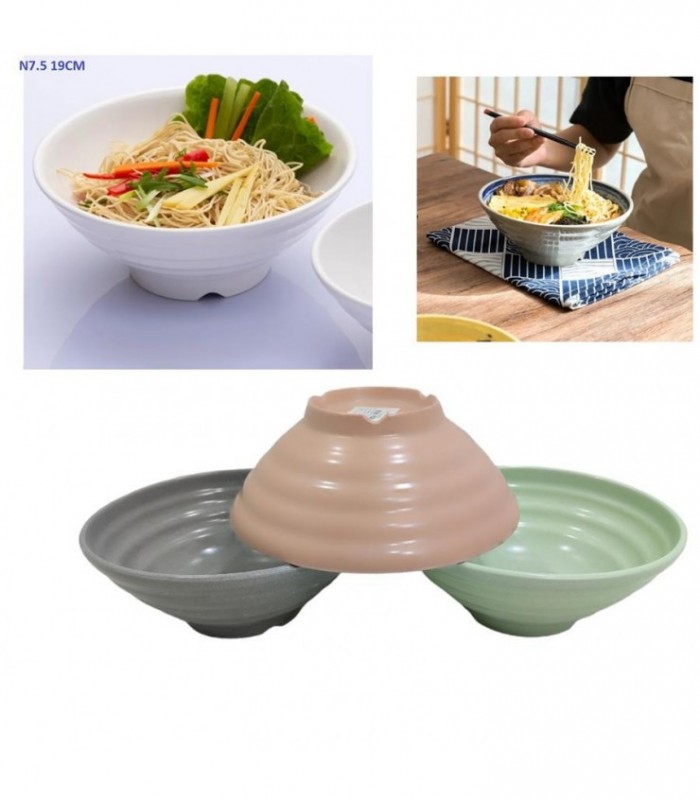 BOLW MELAMINA N7.5 19CM 3C HONDO 138014