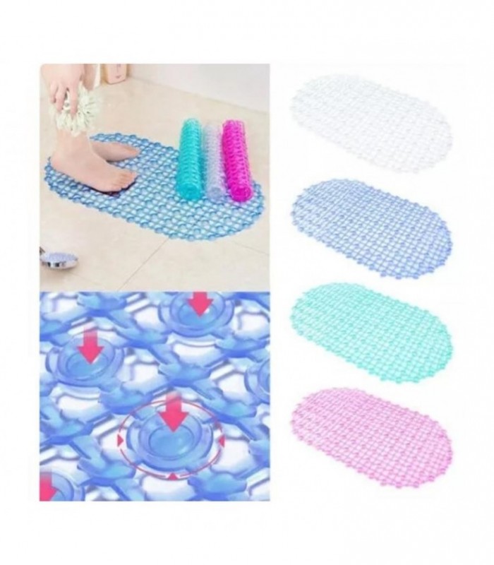 TAPETE DE BAÑO PLAST.FINO 5 COLOR 139114