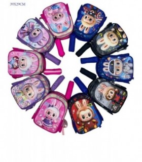 MOCHILA C-CARTUCHERA 2PCS 39X-29CM 6C LABUBU 14089