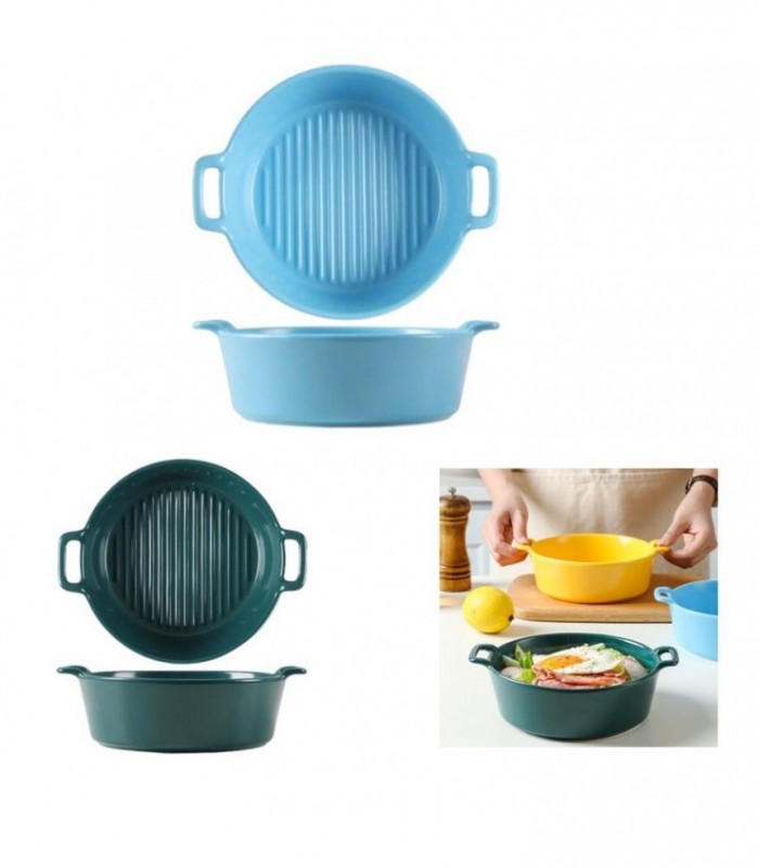 BOLW PORCELANA C-ALSA COLOR.20X16X6.4CM 142406