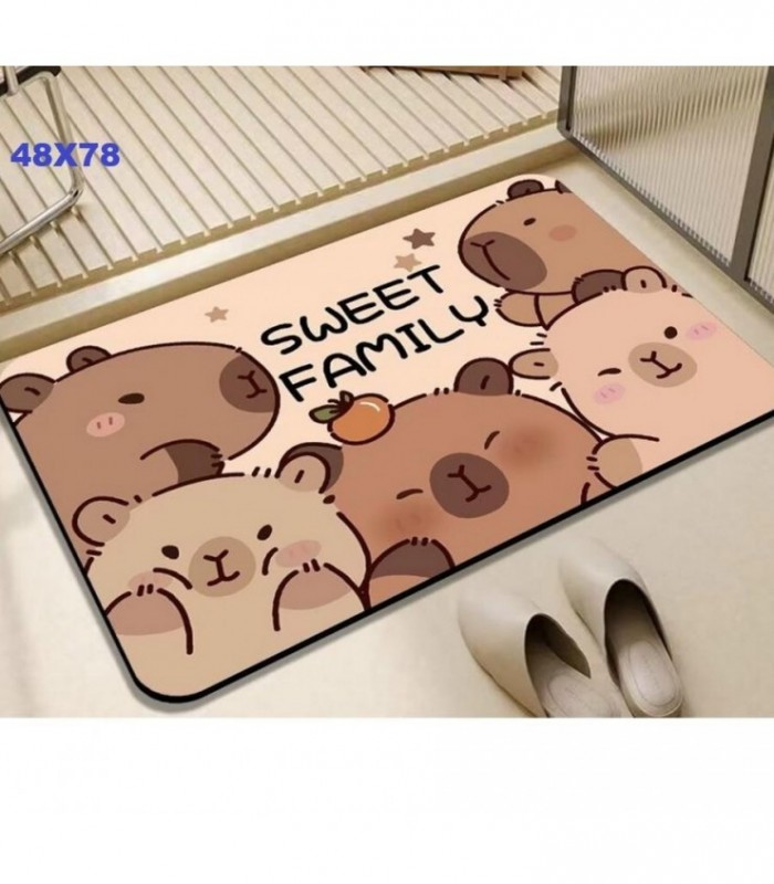 TAPETE DE BAÑO 48X78CM CAPYBARA 141462