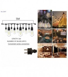 LAMPARA AMARILLO 5M 10L 220V 143320-220