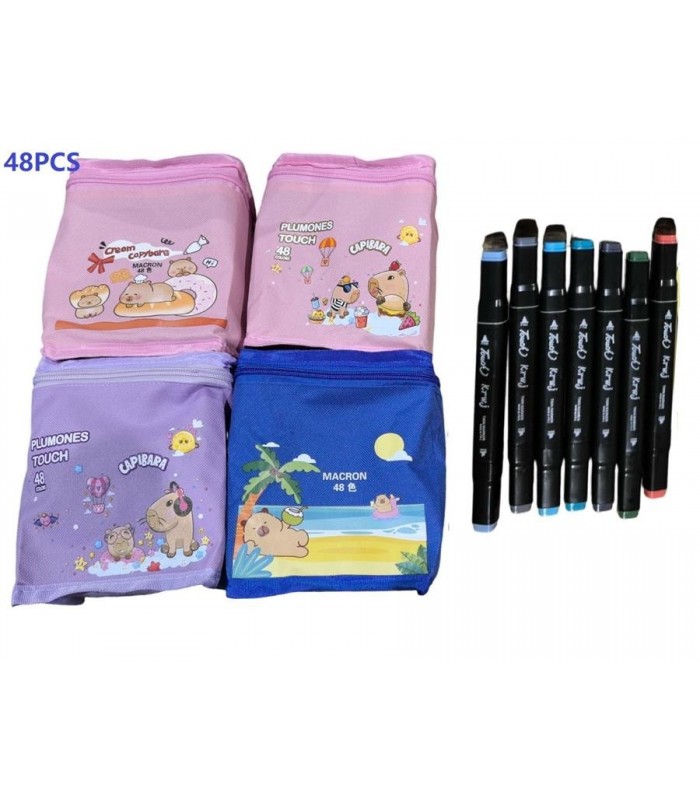 PINCEL 48PCS DOBLE PUNTA CAPYBARA TOUCH 143713