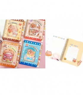 CUADERNO C-ESPIRAL CAPYBARA 4C XQ-520-1