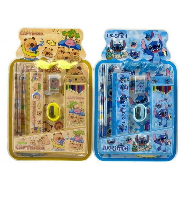 KIT.ESCOLAR CAT.CAPYBARA-STITCH WS-320