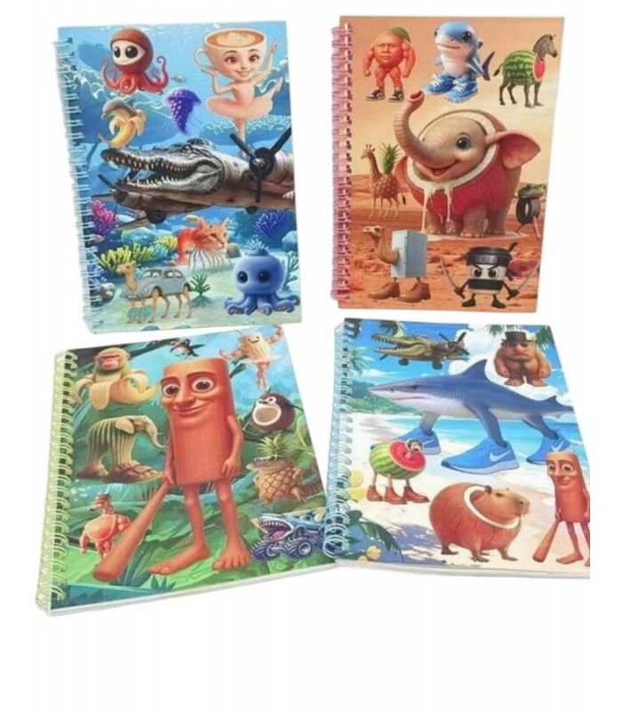 CUADERNO C-ESPIRAL TRALALERO 4C TQ-B140