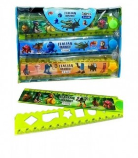 REGLA 30CM DOBLADO TRALALERO BRAINROT 3C 0248