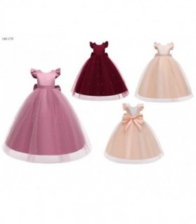 VESTIDO C-PERLAS TUL 3C 144211