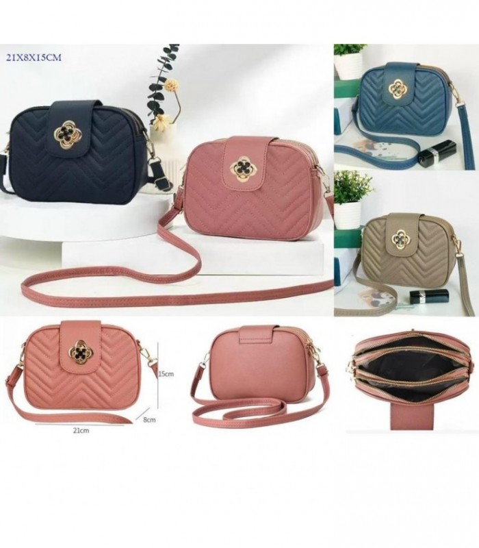 CARTERA 21X8X15CM FLOR 4C 144145