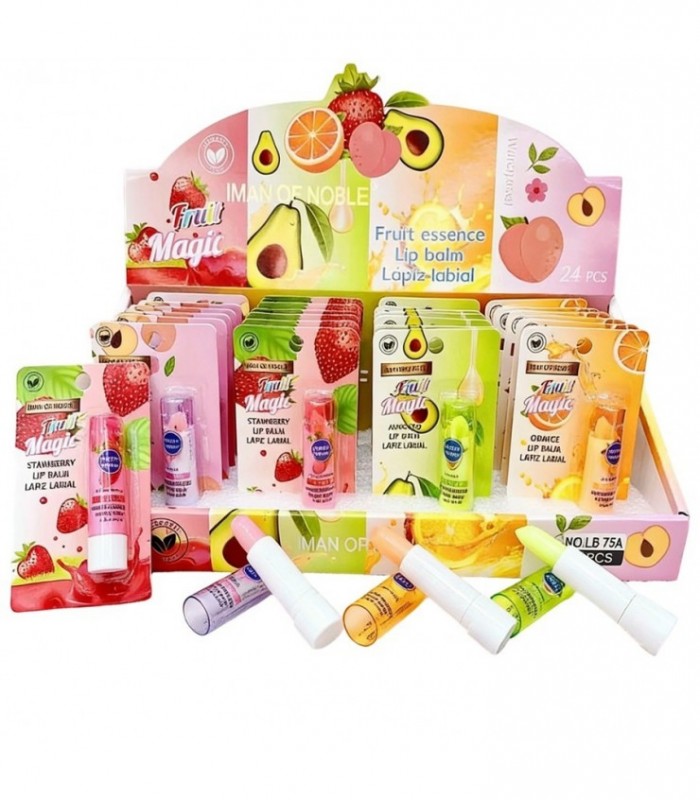 BALSAMO LABIAL C-COLOR DE FRUTAS CART.4F LB-75A