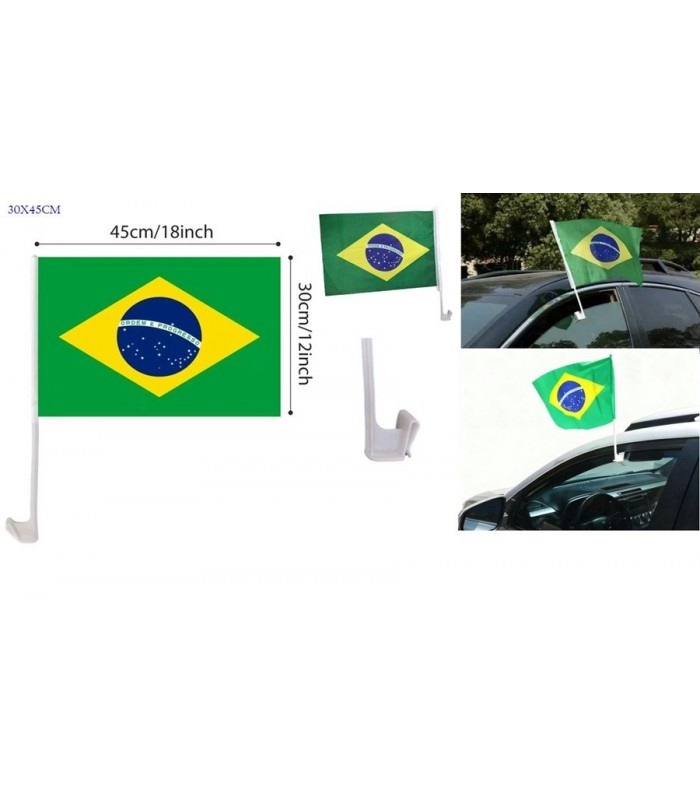 BANDERA BRASIL P-AUTO 30X45CM 144263