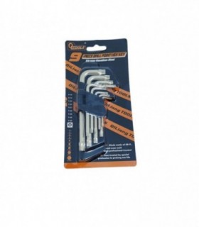 KIT. DE LLAVE L 9PCS QTOOLS  95834