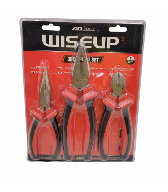 CART.KIT ALICATE 3PCS WISEUP 012001