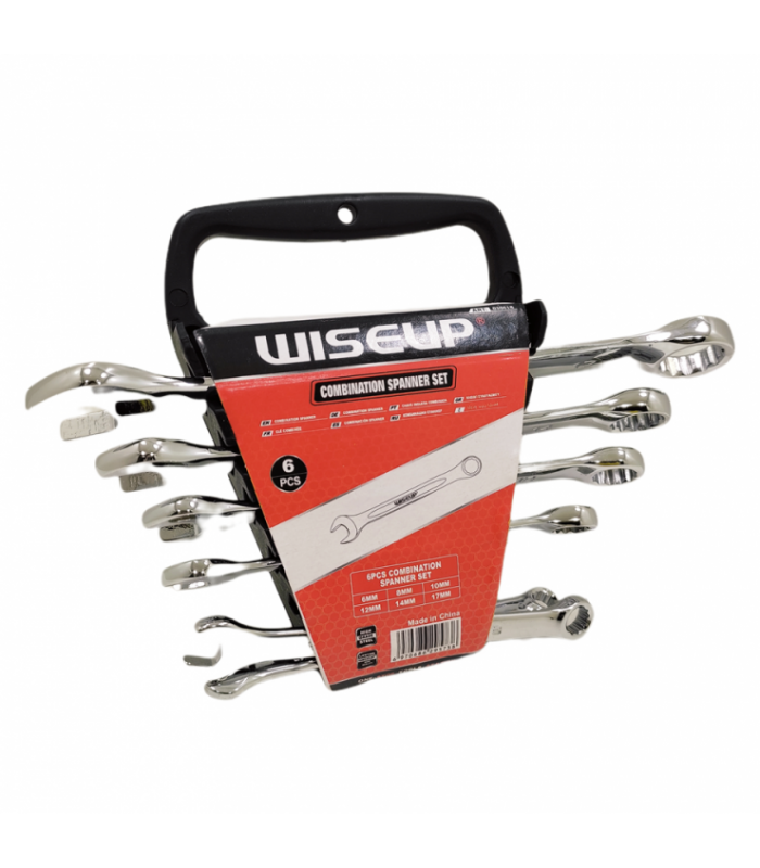 LLAVE COMBINADA KIT 6PCS WISEUP 030618