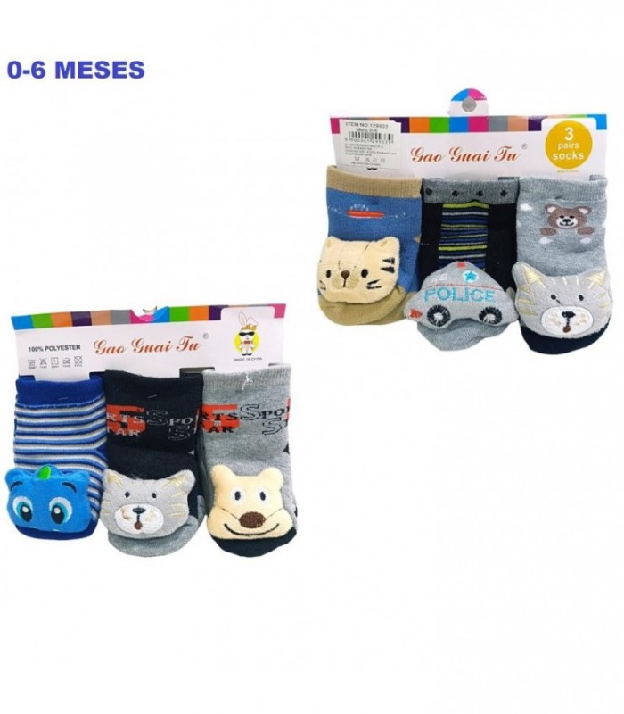 MEDIA BEBE 3PCS NENE 0-6M C-PELUC 129933