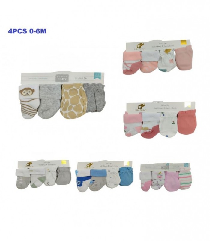 MEDIA C-GUANTE BEBE 4PCS 0-6M NENA 129660