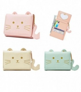 BILLETERA FEME DIS.GATO 4C 10.5X8X1.5CM 130587