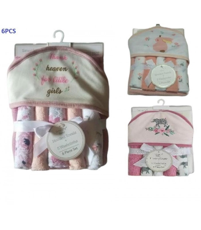 TOALLA DE BEBE C-5 TOALLITAS 6PCS NENA 137543
