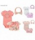 CONJ.3PCS BEBE NENA BODY-SHORT 3M-12M 139328